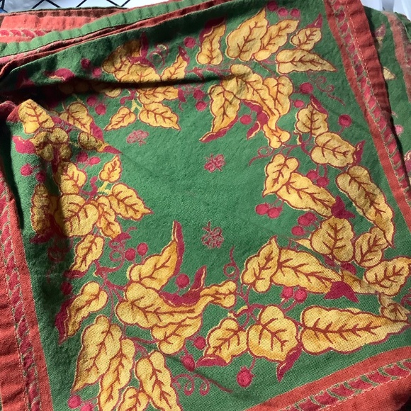 Williams Sonoma TWO TABLECLOTHS 70 x 70 100% Cotton 8 NAPKINS - Picture 6 of 10